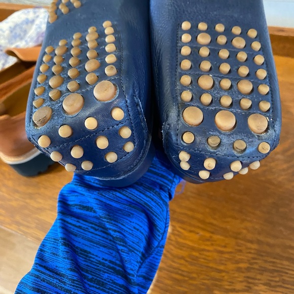Blue M. Gemi Pastoso Driving Mocs Loafers Navy 40 fits 8.5 Perfectly!  Classic! - Picture 11 of 12
